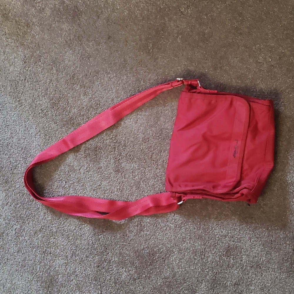 Eddie Bauer crossbody bag in red